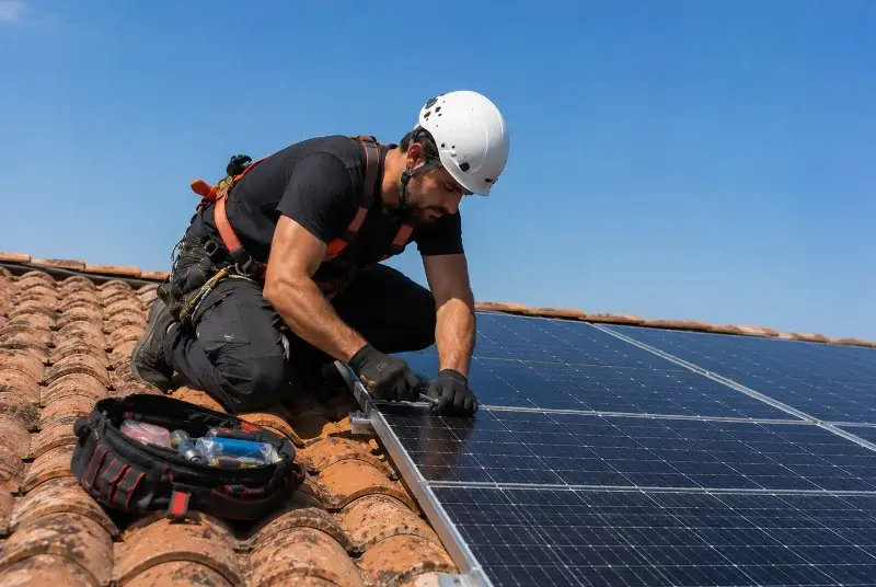 Maintenance et monitoring de panneaux solaires à Magrie