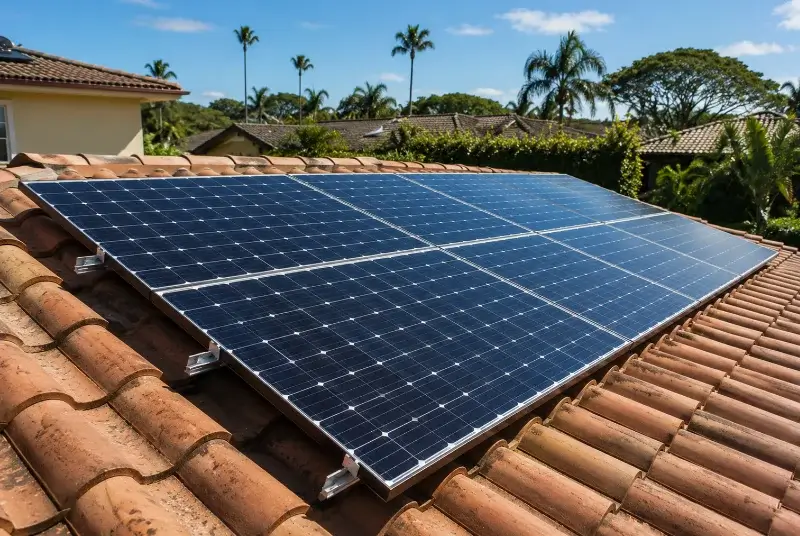Installation de panneaux solaires à Magrie